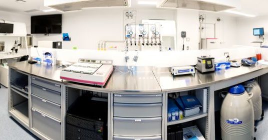 A fertilization lab