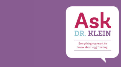 A banner for Ask Dr. Klein