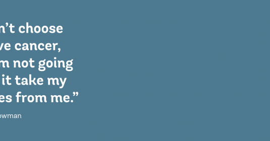 A banner with a quote from BrittLee Bowman